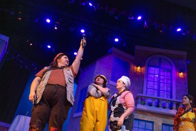 NAU Theatre students act at their dress rehearsal.